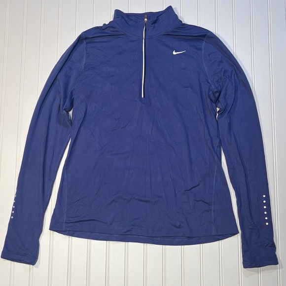 Nike Running Royal Blue Half-Zip Top women’s size M - Picture 1 of 4